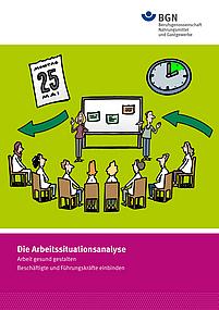 Titelblatt Broschüre Arbeitssituationsanalyse